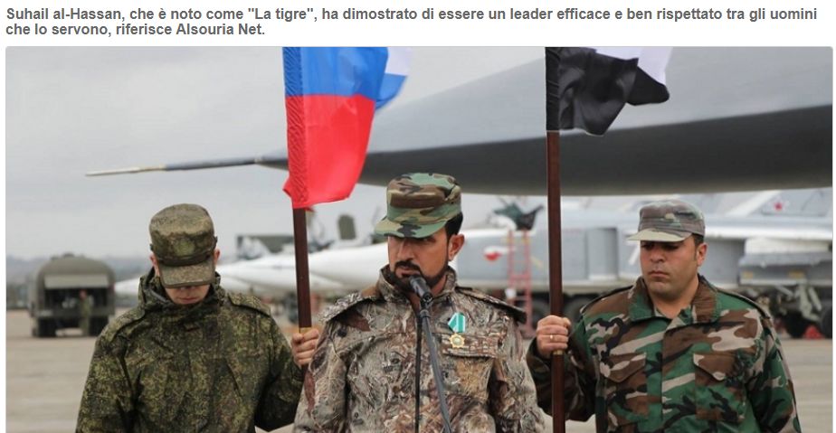 La Russia vorrebbe il gen Suhail al-Hassan a capo dell'esercito siriano ma ci sono forti pressioni contrarie 1