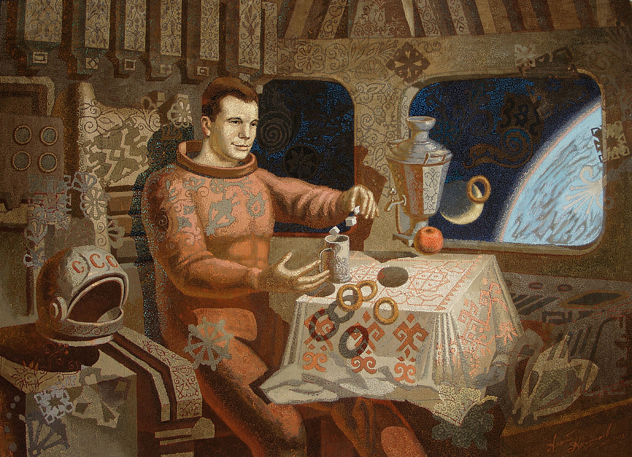 Alexey Akindinov. Gagarin's breakfast. 2011-2012.jpg