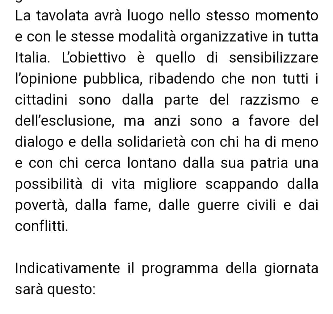 "Tavolata Italiana Senza Muri", una iniziativa esemplare ma divisiva nelle intenzioni 3