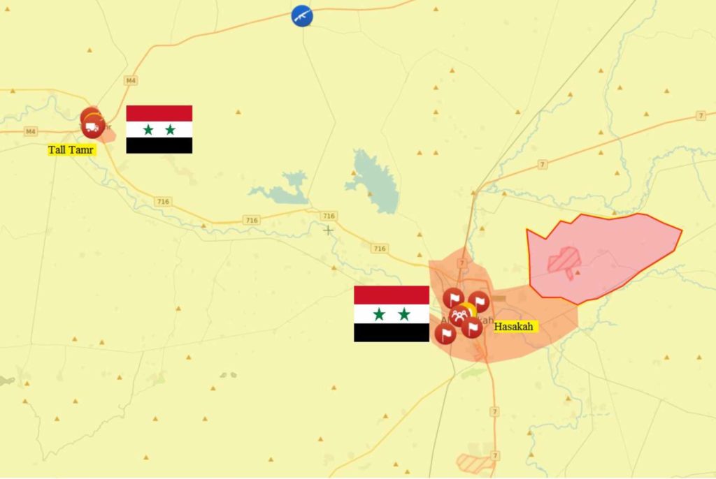 Siria - aggiornamento intervento siriano su area occupata dai curdi SDF 1