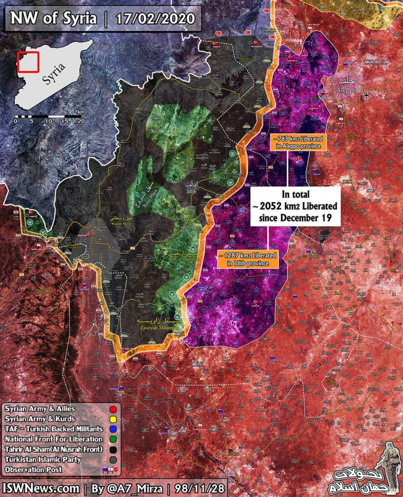 Turchia Vs. Siria - Nonostante dolorosi sacrifici, l'esercito siriano ha recuperato tutto il territorio perduto 1