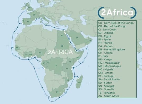La futura rete internet africana 1