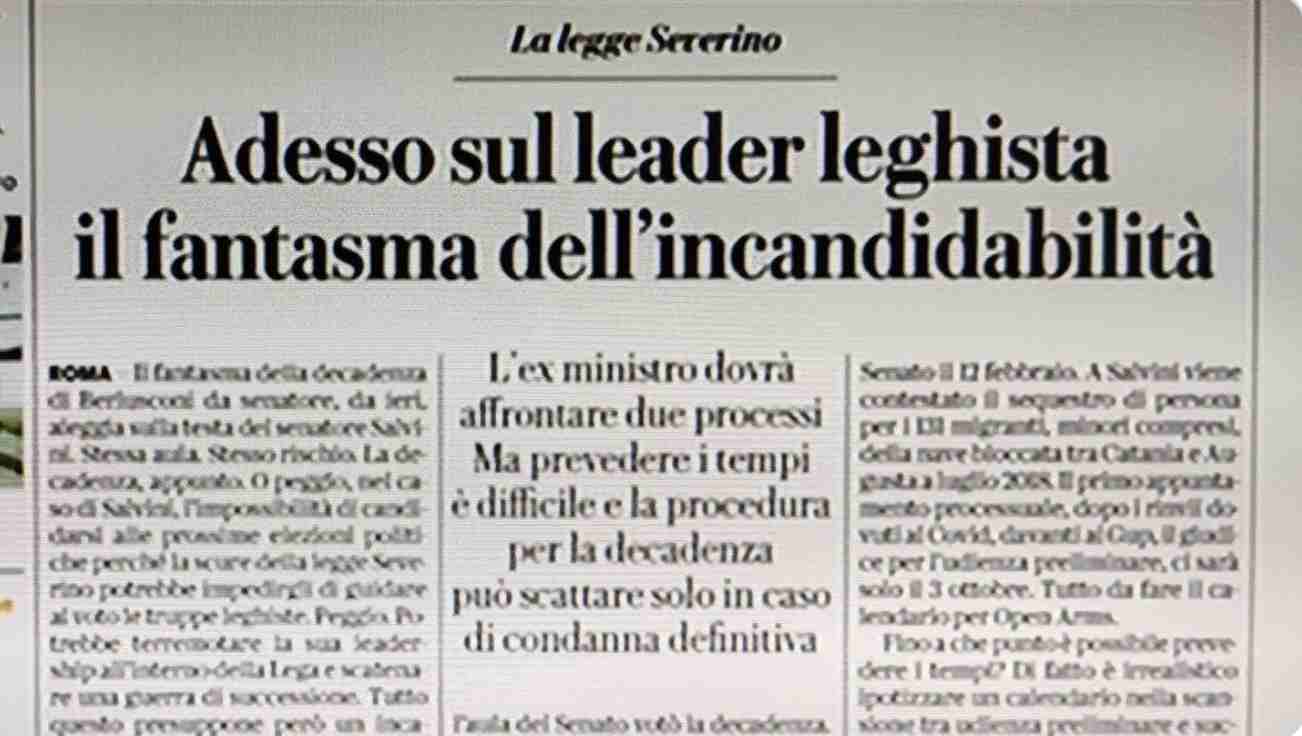 Senato dice sì a processo per Salvini, dopo lo stop alla democrazia chiesta anche la testa del leader dell'opposizione 2