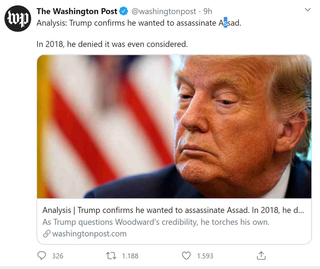 Trump conferma che nel 2017 voleva assassinare Assad 4
