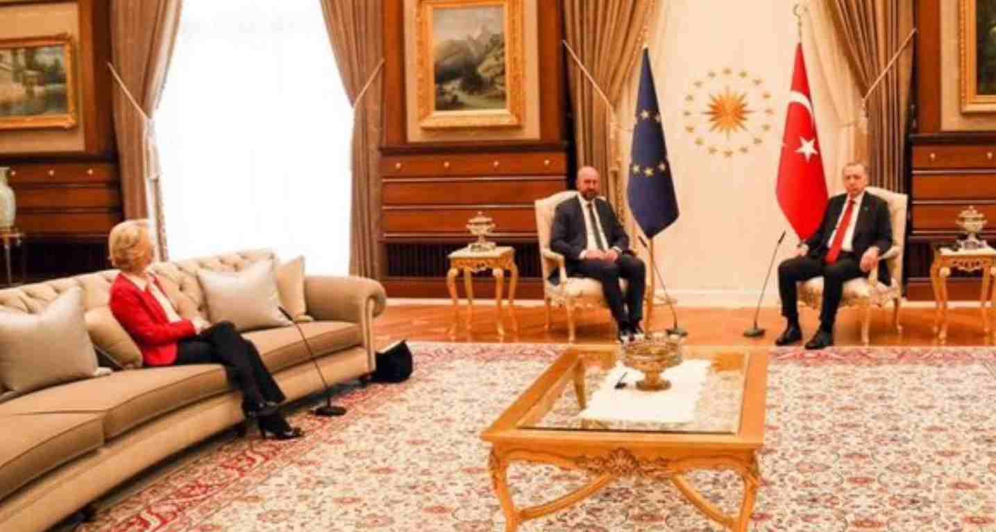 Caso diplomatico: Erdogan non ha invitato La von Der Leyen a sedere accanto a sè...