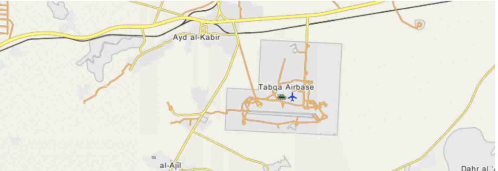 Siria - La base aerea di Tabqa sarebbe pronta a fornire supporto nel nord della Siria 1
