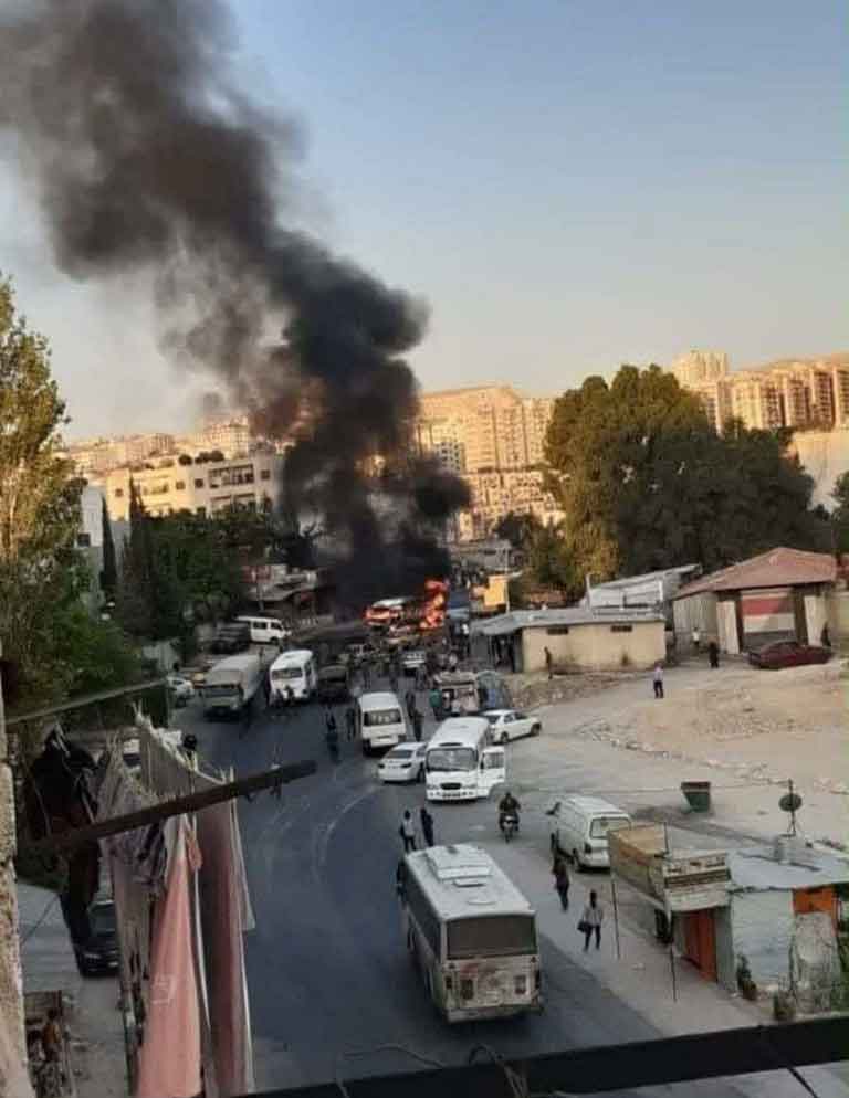 SIRIA - Attentato terroristico a Damasco contro la Guardia Repubblicana 1