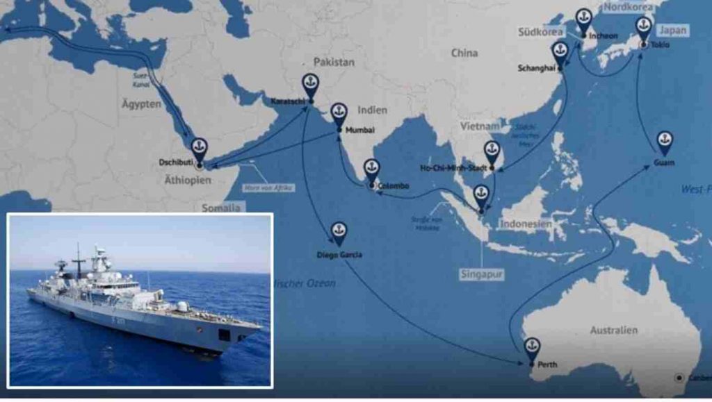 La Cina non autorizza ad una fregata tedesca l'ingresso nelle proprie acque territoriali 2