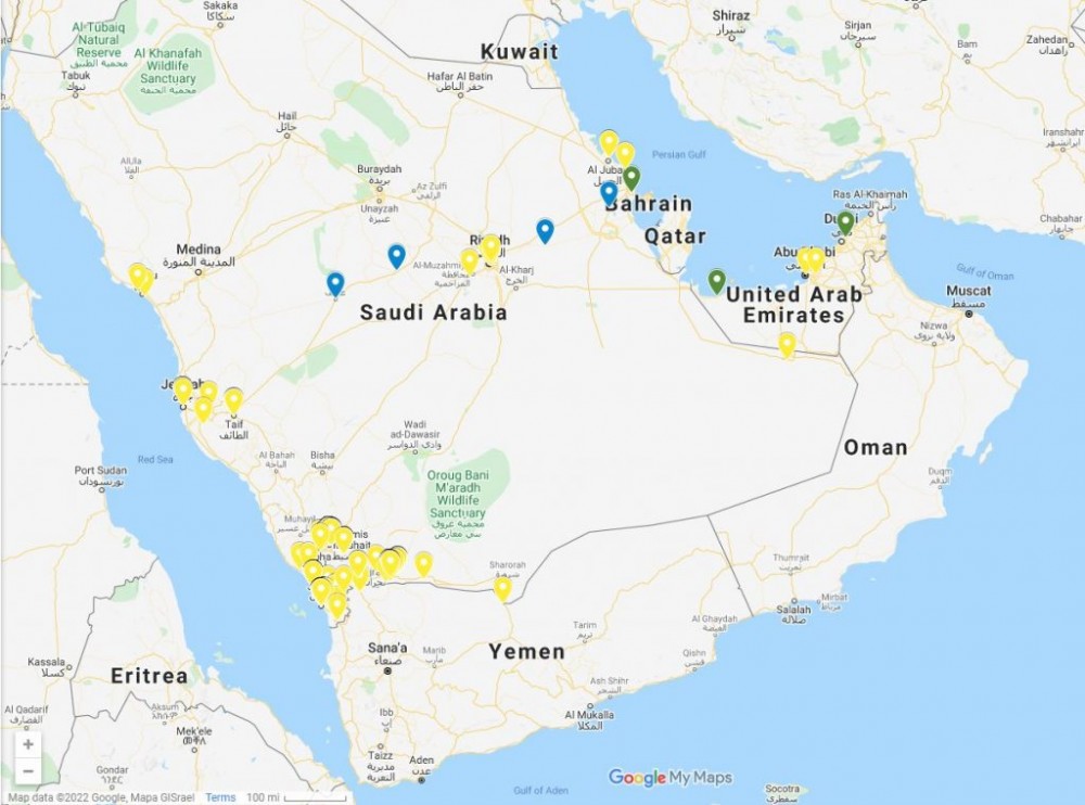 Missili yemeniti (houthi) su Abu Dhabi 1