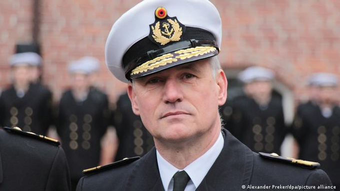 ammiraglio della marina tedesca Kay-Achim Schönbach