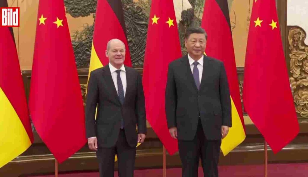 Scholtz incontra Xi - screenshot video Bild