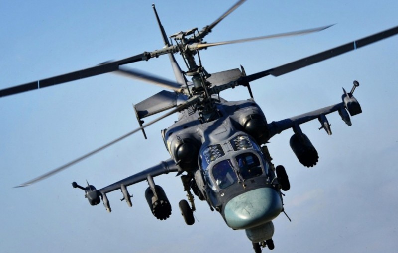 La foto mostra l'elicottero d'attacco russo Ka-52. Giornale Eur Asian Times. Immagine: Facebook