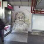 Papa Francesco – Roma Metro – murale