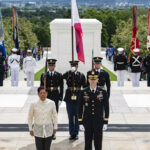 Philippine President Ferdinand R. Marcos Jr. Participates in an Armed Forces Full Honors Wreath-Laying Ceremony at the Tomb of the Unknown Soldier